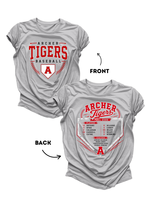 Coach Calahan Roster Tees - Fall 2026