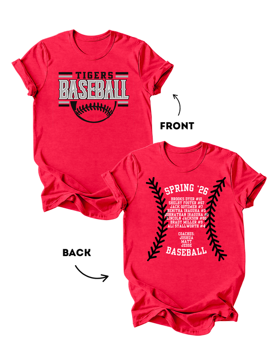 Coach Jackson Roster Tees - Spring 2026
