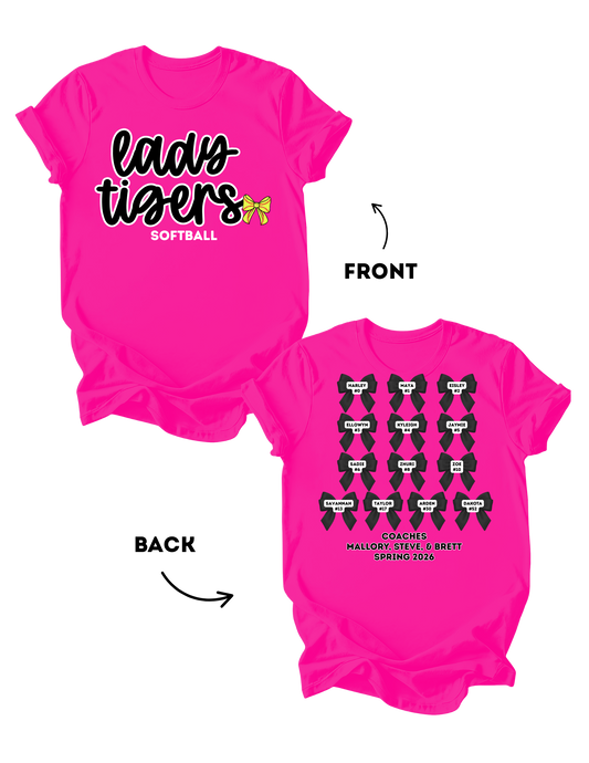 Coach Stevens Roster Tees - Spring 2026 (Pink)