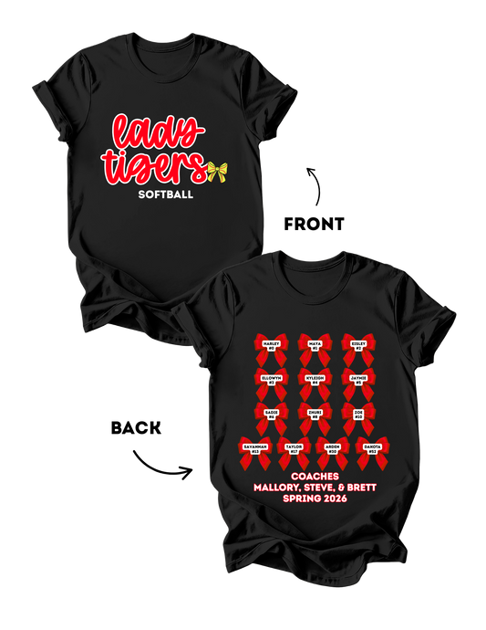 Coach Stevens Roster Tees - Spring 2026 (Black)