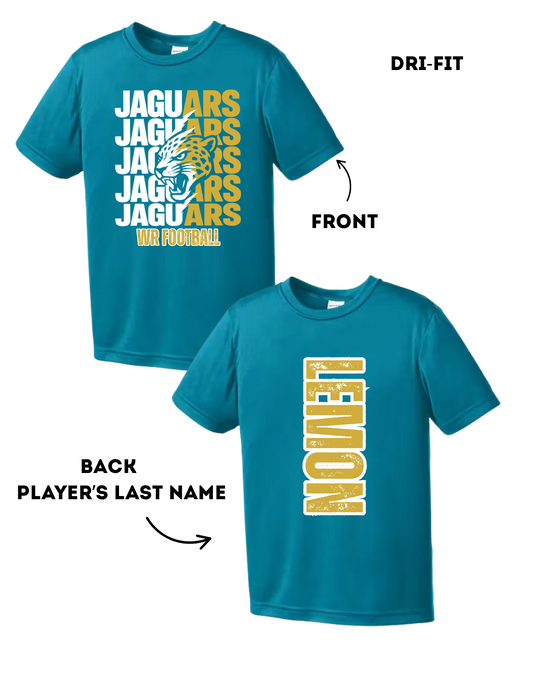 WR Jaguars Football - Dri-Fit (100% Polyester)