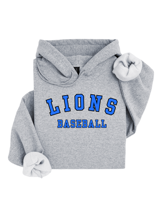 Youth/Adult Lions Baseball Sweatshirt/Hoodie